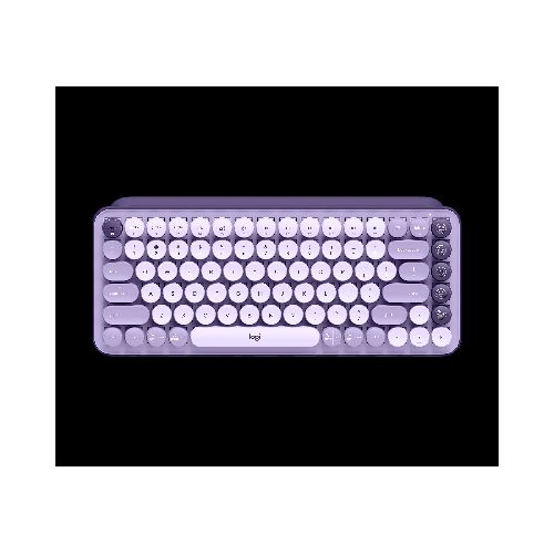 TECLADO LOGITECH POP KEYS CON EMOJI LAVENDER INAL  Logitech