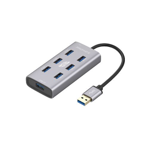 HUB USB 7 PUERTOS PROMATE EZHUB-7 USB3.0 CON ADAPT USB-C  Promate