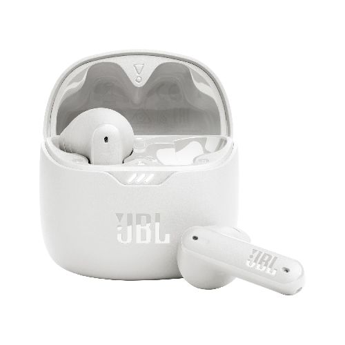 Auriculares JBL Tune Flex Bluetooth 5.2 Sonido Pure Bass Caja de Carga - Blanco