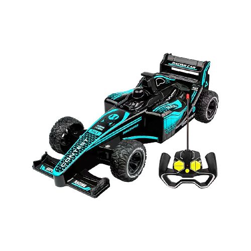 Auto de Carreras F1 a Control Remoto, Realista con Escala 1:20 - Teal