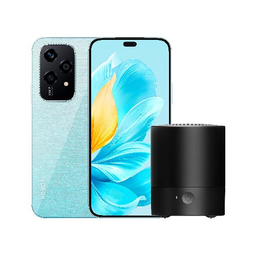 Honor 200 Lite 5G de 6.7'' AMOLED 256GB 8GB RAM Cámara Triple de 108MP+5MP+2MP Ultra Gran Angular + Parlante Mini Speaker DE REGALO - Starry Blue