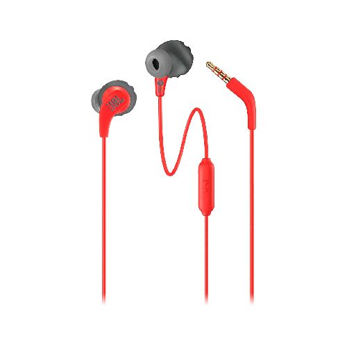 Auriculares JBL Endurance Run Deportivos con Sujeción Cómoda y Micrófono - Rojo