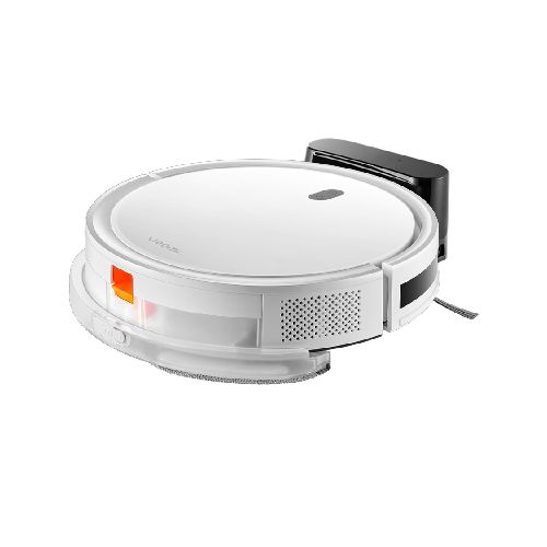 Aspiradora XIAOMI Robot Vacuum E5 Múltiples Sensores Inteligentes, Trapeadora, Depósito de Agua, Recarga Automática, WIFI App Celular - Blanco