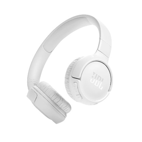 Auriculares JBL Tune 520BT Plegables con Bluetooth 5.3 y Driver de 33mm - White