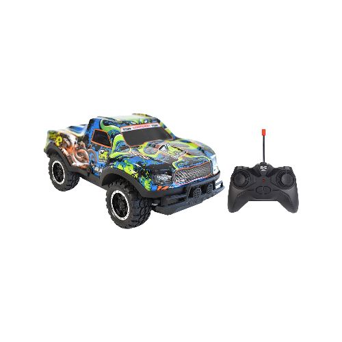 Auto Off-Road Todoterreno con Control Remoto, Escala 1:22 - Azul