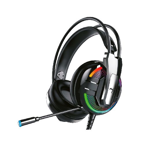 Auriculares Gamer KOLKE Odín Audio 7.1 Micrófono Flexible Omnidireccional Iluminación LED Conexión USB + 3.5mm