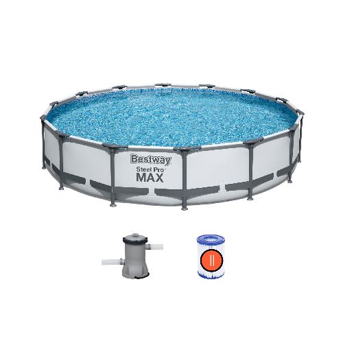 Piscina Estructural Bestway Steel Pro MAX 10220L 4.27m x 0.84m con Filtro y Bomba