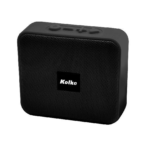 Parlante Portable KOLKE Fit 6W RMS Bluetooth Radio FM Batería Recargable - Negro