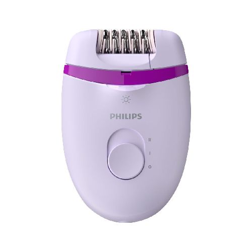 Depiladora PHILIPS BRE275 Satinelle Essential Luz Cabezal Lavable Accesorios