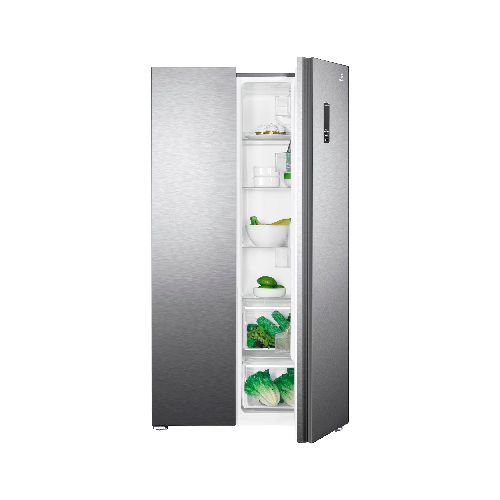 Refrigerador INDURAMA Side by Side Doble Puerta 472L Freezer Vertical Total No Frost Pantalla Digital Soft Touch Motor Inverter Eficiencia A