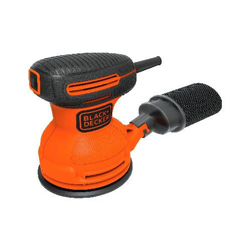 Lijadora Roto Orbital BLACK+DECKER BDER0100 180W 12000OPM con Recolector de Polvo