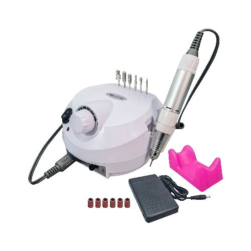 Torno Eléctrico Profesional para Manos y Pies 35W 12V 30000RPM - Blanco