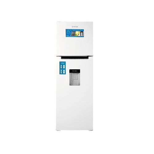 Refrigerador SMARTLIFE Inverter 342L Frío Seco, Dispensador de Agua, Puerta Rebatible - Blanco