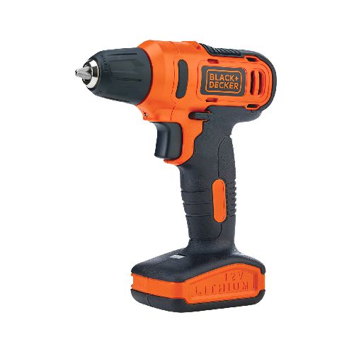 Taladro BLACK+DECKER LD12S Atornillador a Batería 12V 900RPM + Accesorios