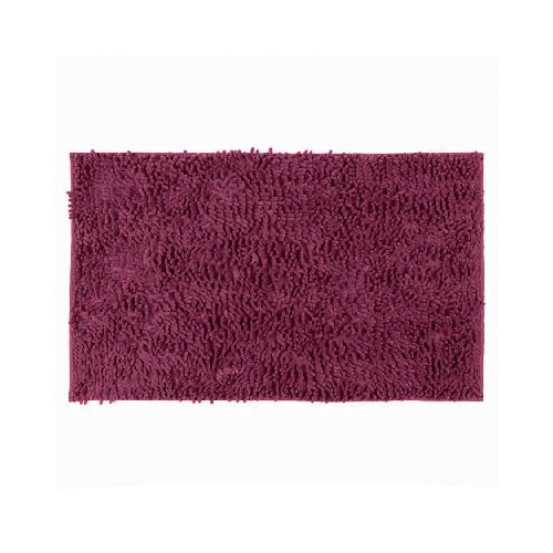 Alfombra de Baño de Microfibra Suave, Ultra Absorbente y con Base Antideslizante 60x40cm - Violeta