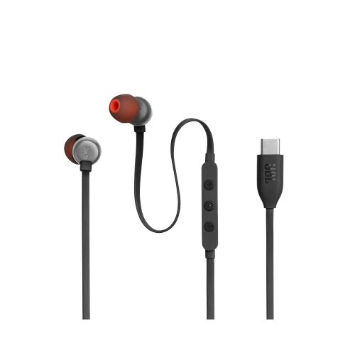 Auriculares JBL Tune 310C Cable con Control de Volumen y Conexión USB Tipo C - Negro