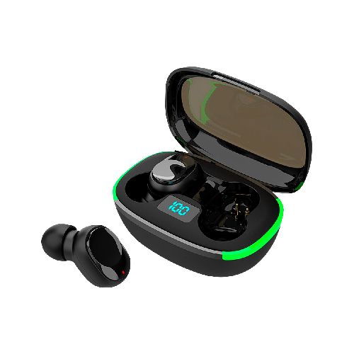 Auriculares Y70 Inalámbricos Bluetooth TWS, con Estuche Cargador, Control Táctil y Display LED