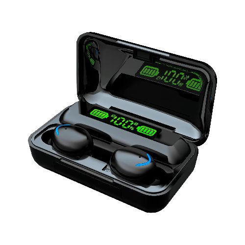 Auriculares Inalámbricos F936 Bluetooth 5.3 TWS Sonido Super Bass, con Control Táctil y Estuche Cargador con Display LED