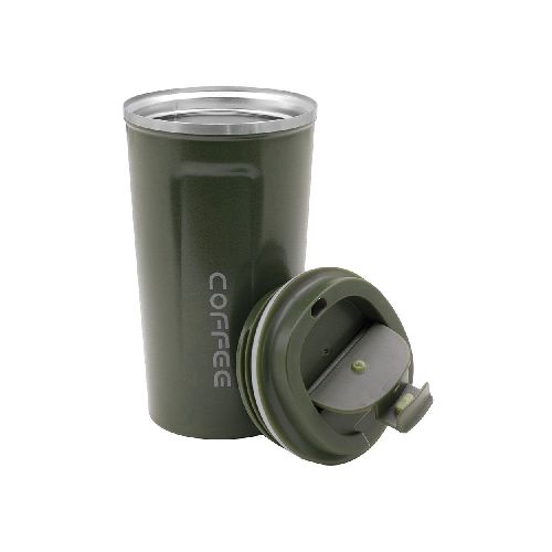 Vaso Térmico de 510ml Acero Inoxidable con Tapa Hermética - Verde