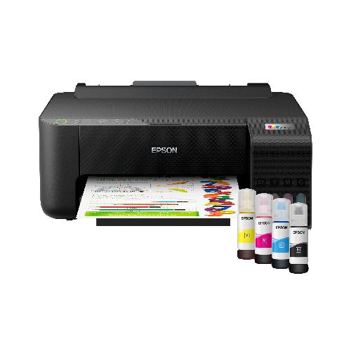 Impresora EPSON L1250 Inalámbrica WIFI Sistema Continuo + 4 Botellas de Tinta Original Incluidas