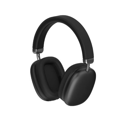 Auriculares Inalámbricos Bluetooth 5.3, con Cancelación de Ruido, Micrófono Integrado, Sonido Envolvente 360°, Batería Recargable, Vincha Acolchonada y Ajustable - Negro