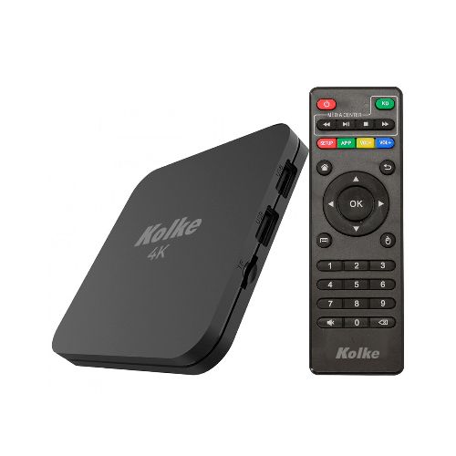 TV Box KOLKE 4K UHD 16GB 2GB WIFI Dual Band Android 10 Control Remoto