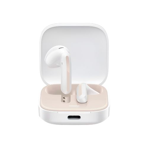 Auriculares TWS XIAOMI Redmi Buds 6 Active, Inalámbricos con Bluetooth 5.4 y Estuche de Carga - Blanco