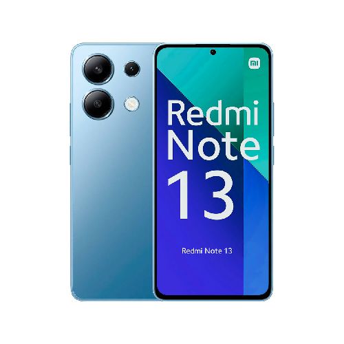 XIAOMI Redmi Note 13 de 6.67” AMOLED FHD+ 256GB 8GB RAM Cámara Triple 108Mpx Ultra Gran Angular, Garantía Oficial Xiaomi - Ice Blue