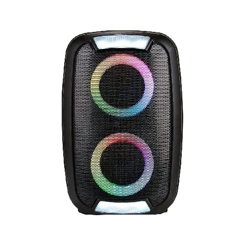 Parlante a Batería Multilaser Neon 2 Bluetooth 250W RMS Luces LED, Radio FM, Control Remoto Autonomía hasta 6 Horas