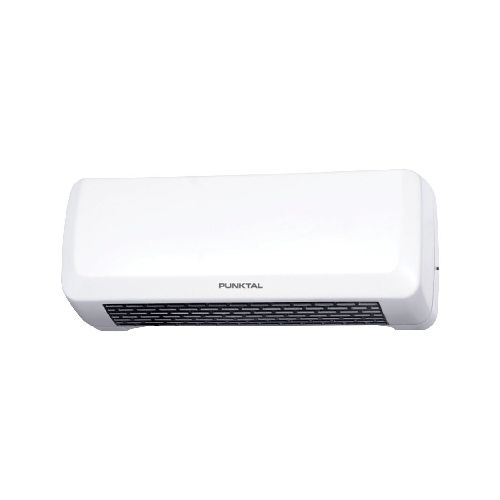 Caloventilador de Pared PUNKTAL 2000W Calefactor Cerámico 2 Ajustes de Temperatura Control Remoto