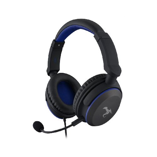 Auriculares Kolke Hero con micrófono, control en el cable y vincha ajustable - Azul