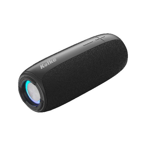 Parlante Portátil KOLKE XBoom 20W RMS Inalámbrico Bluetooth, Función TWS, Luces LED, Batería Recargable - Negro