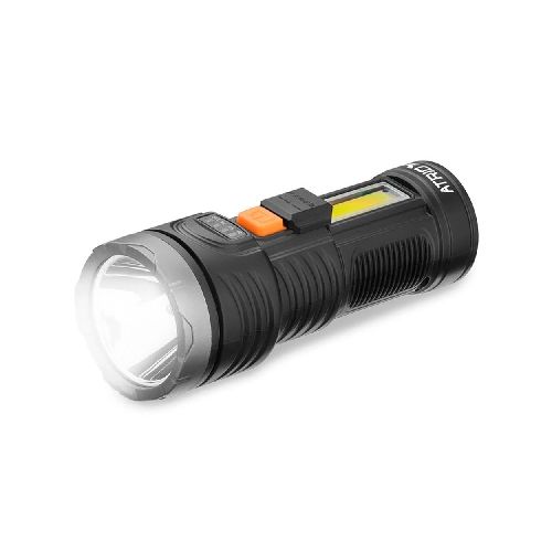 Linterna de Mano ATRIO LED 2 en 1 Batería Recargable de 2000mAh, Indicador de Carga. Puerto USB