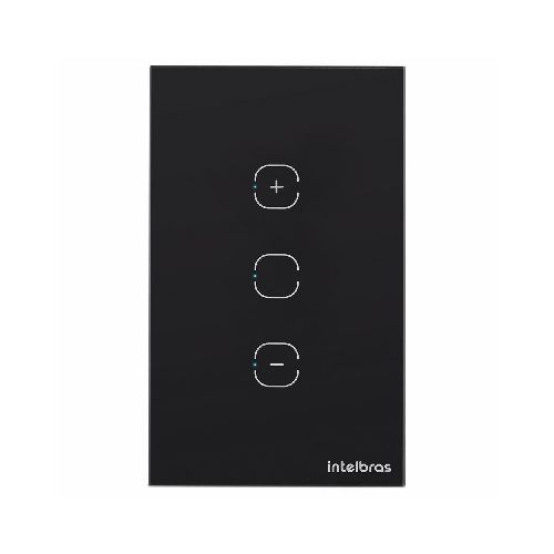 Interruptor smart INTELBRAS con dimmer Mod. Ews 1101 Izy negro - Géant