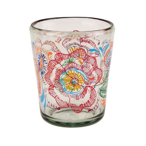 Vaso Acrílico 420 ml Floral - Géant