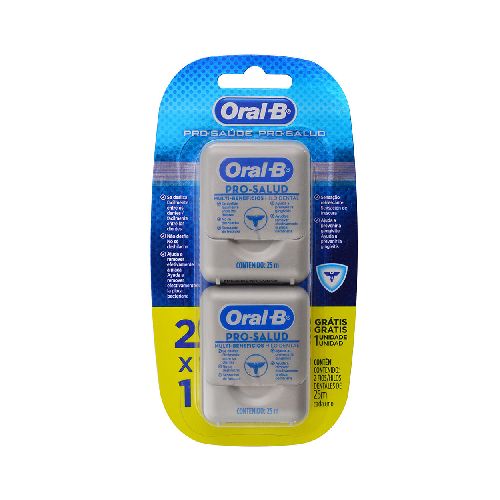 Hilo dental ORAL-B Pro Salud 25 m 2x1 - Géant