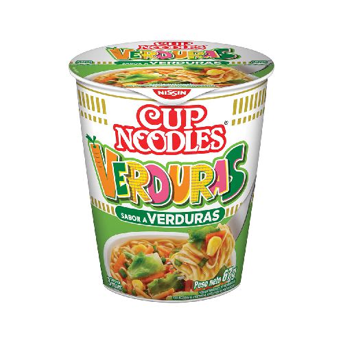 Sopa NISSIN en vaso sabor verdura 63 g - Géant