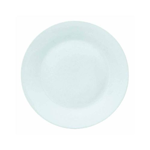 Plato llano 27 cm cerámica blanco HOME - Géant