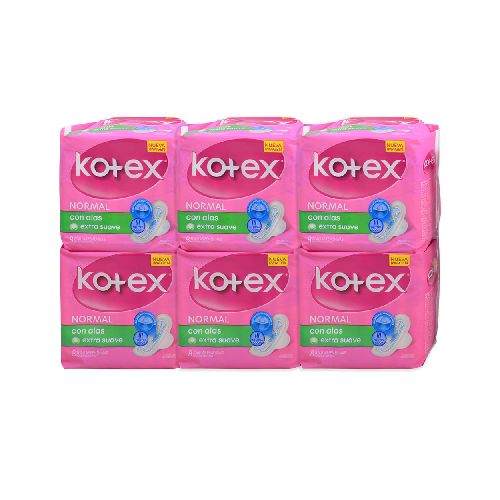 Toalla femenina KOTEX normal lleve 48 pague 32 un. - Géant