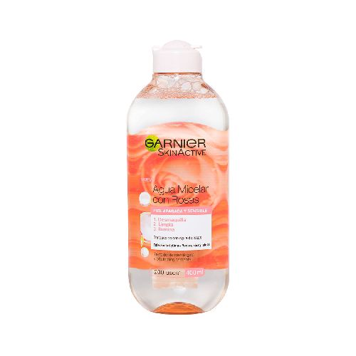 Agua micelar GARNIER rose 400 ml - Géant