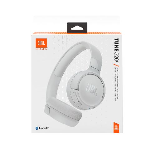 Auricular Bluetooth JBL Tune Mod. T520 vincha White - Géant