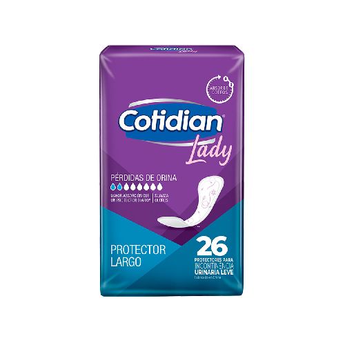 Protectores diarios COTIDIAN lady largos 26 un. - Géant