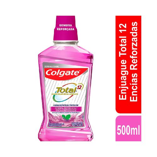 Enjuague bucal COLGATE Total 12 encías reforzadas 500 ml - Géant