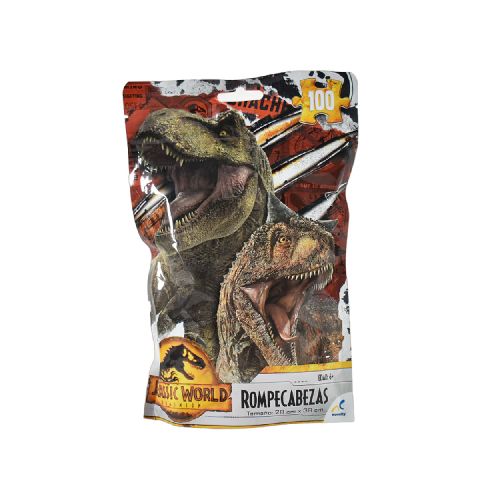 Puzzle 100 piezas en bolsa Jurassic - Géant