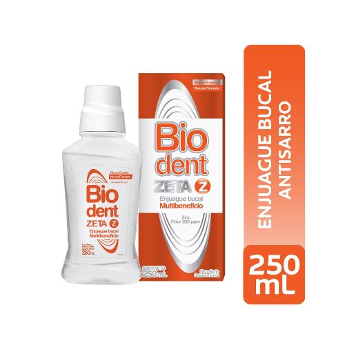 Enjuague Bucal Biodent Zeta 250 Ml.