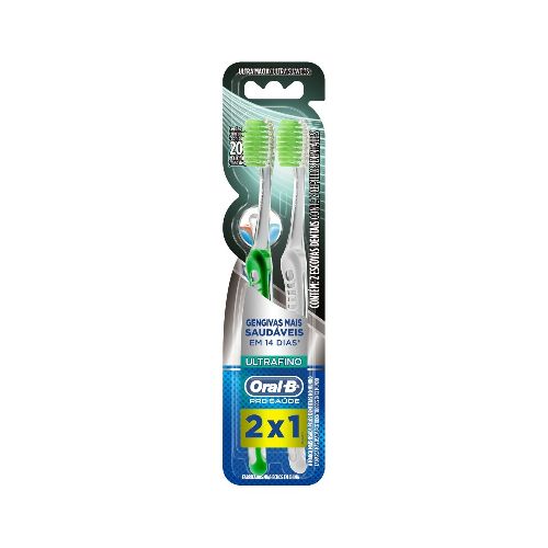 Cepillo De Dientes Oral B Ultrafino Suave 2x1