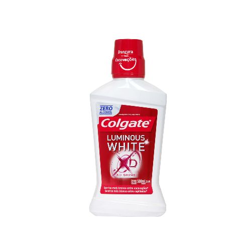 Enjuague Bucal Colgate Luminous White 500 Ml+ 250 De Regalo.