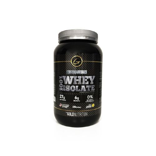 Whey Protein Isolate 100% Gold Nutrition Vanillia 908 Grs.