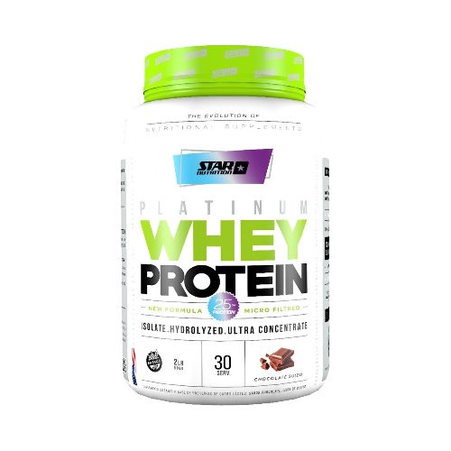 Platinum Whey Protein Star Nutrition Sabor Chocolate 2 Lbs.