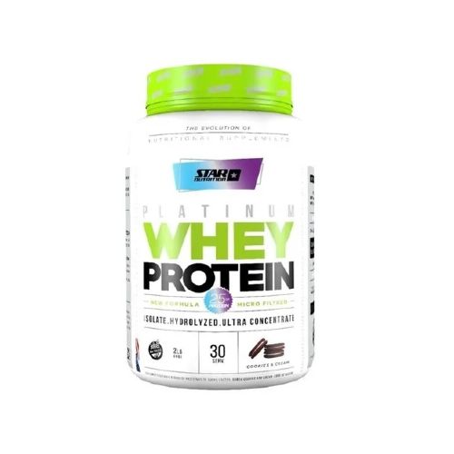 Platinum Whey Protein Star Nutrition Sabor Cookies 2 Lbs.